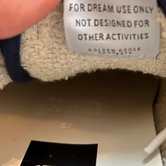 Golden Goose Cream and Pink Sneakers - Picture 5 of 6